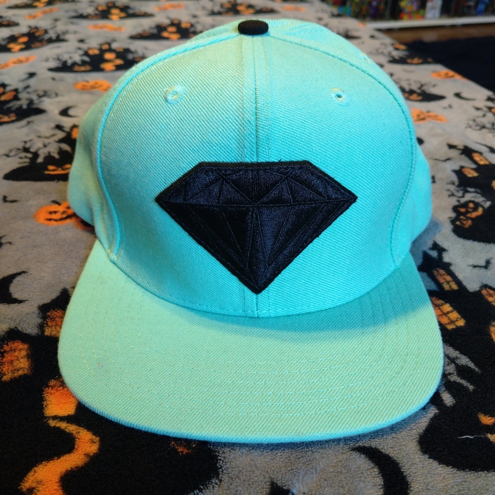 Diamond Supply Co - Aqua Blue Snapback Hat